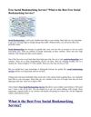 Free Social Bookmarking Service? What is the Best Free Social Bookmarking Service?