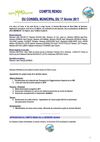 conseil municipal du 17 février 2011