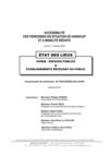 FONTAINEBLEAU AVON - Rapport sur l'accessibilité des handicapés aux ERP & voirie