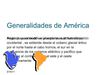 Generalidades de América