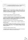 Avenant à l'accord sur les principes relatifs à la composition des commissions secondaires du personnel cadre