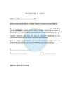 AUTORIZACIONES PARA CREDITO