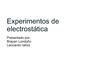 experimentos electrostatica