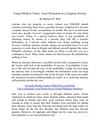 Asset Protection in a Litigious Society