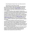 Project Management Research Paper: How to Write a Good One