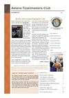 September 2010, Astana Toastmasters Club Newsletter