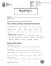 Guía de Nivelación N°2 - Algebra