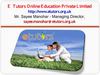 Etutors Services