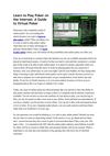Learn to Play Poker on the Internet A Guide to Virtual Poker