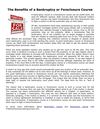 The Benefits of a Bankruptcy or Foreclosure Course