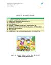 PROYECTO "HUERTO ESCOLAR ECOLÓGICO"