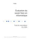 Guide Evalutoile - Tests de concordance de scripts
