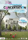 Lyon 8e MERMOZ - Ateliers de concertation - affiche-tract réunion de lancement