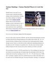 Fantasy Rankings - Fantasy Baseball Players to Look Out For