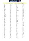 3000 Most Common English Words