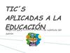 TIC´S APLICADAS A LA EDUCACIÓN