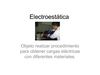 tecnología electroestatica