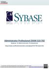 SYBASE ADMINISTRATOR PROFESSIONAL 510-702