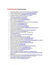 Food Security Links