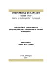 Evaluación del Comportamiento Organizacional