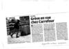 Salaires : grève en vue chez Carrefour (aujourd'hui en France du 30/03/2011)