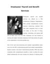 Employees’ Payroll and Benefit Services