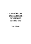 Anthologie des Auteurs Nivernais de 1789 à 1800, publication de la bibliothèque municipale de Nevers