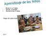 aprendizaje de los niños