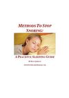 How To Stop Snoring In Just 10 Days or Less!
