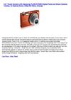 3.5 Touch Screen LCD Samsung TL240ST5000 Digital Point and Shoot Camera 14.2mp, 7x Optical Zoom, 720p HD Video, Orange