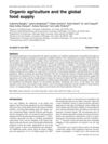 Organic Agriculture and the Global Food Supply
