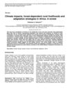 Climate Change Impacts - Destruction of Africa Forest-Dependent Rural Livelihoods