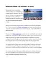 Belize real estate - On the Beach in Belize