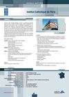 Presentation Catholic University of Paris CF