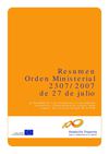 resumen orden ministerial pif