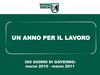 UN ANNO PER IL LAVORO