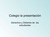 colegio de la presentacion derechos y deberes