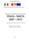 PO Italia-Malta 2007-2013