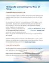 10 Steps to Overcoming Your Fear of Flying