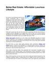 Belize Real Estate: Affordable Luxurious Lifestyle