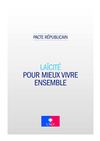 LAICITE LE PACTE REPUBLICAIN 26 PROPOSITIONs ump