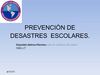 prevenciòn de desastres