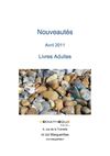 Nouveautés livres adultes Avril 2011