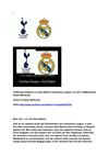 Tottenham Hotspurs vs Real Madrid Champions League 13.4.2011 SelMcKenzie Selzer-McKenzie