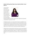 Online Clothing Store Black Halo Celebrity Watch: Idina Menzel