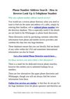 Phone Number Address Search - How to Reverse Look Up A Telephone Number