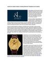 Jacob the Jeweler Arabov Creating Diamond Timepieces and Jewelry