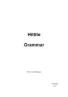 Hittite Grammar