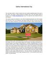 Sobha International City