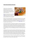 Online Casino Gambling Information